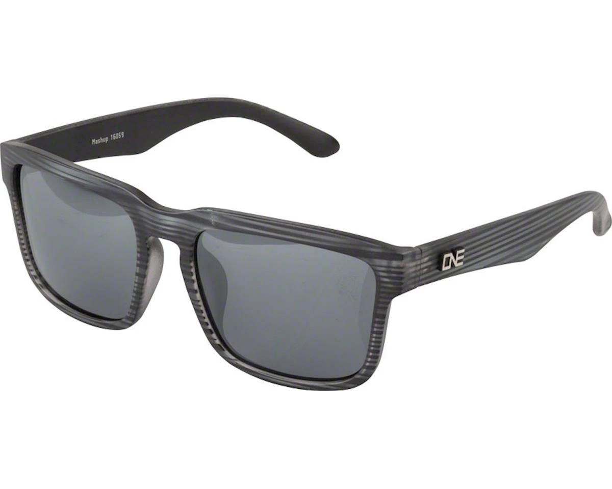 Cheapest 🎁 Optic Nerve ONE Mashup 👓 Sunglasses (Matte Driftwood Grey) (Polarized Smoke Silver Flash Lens) 🥰