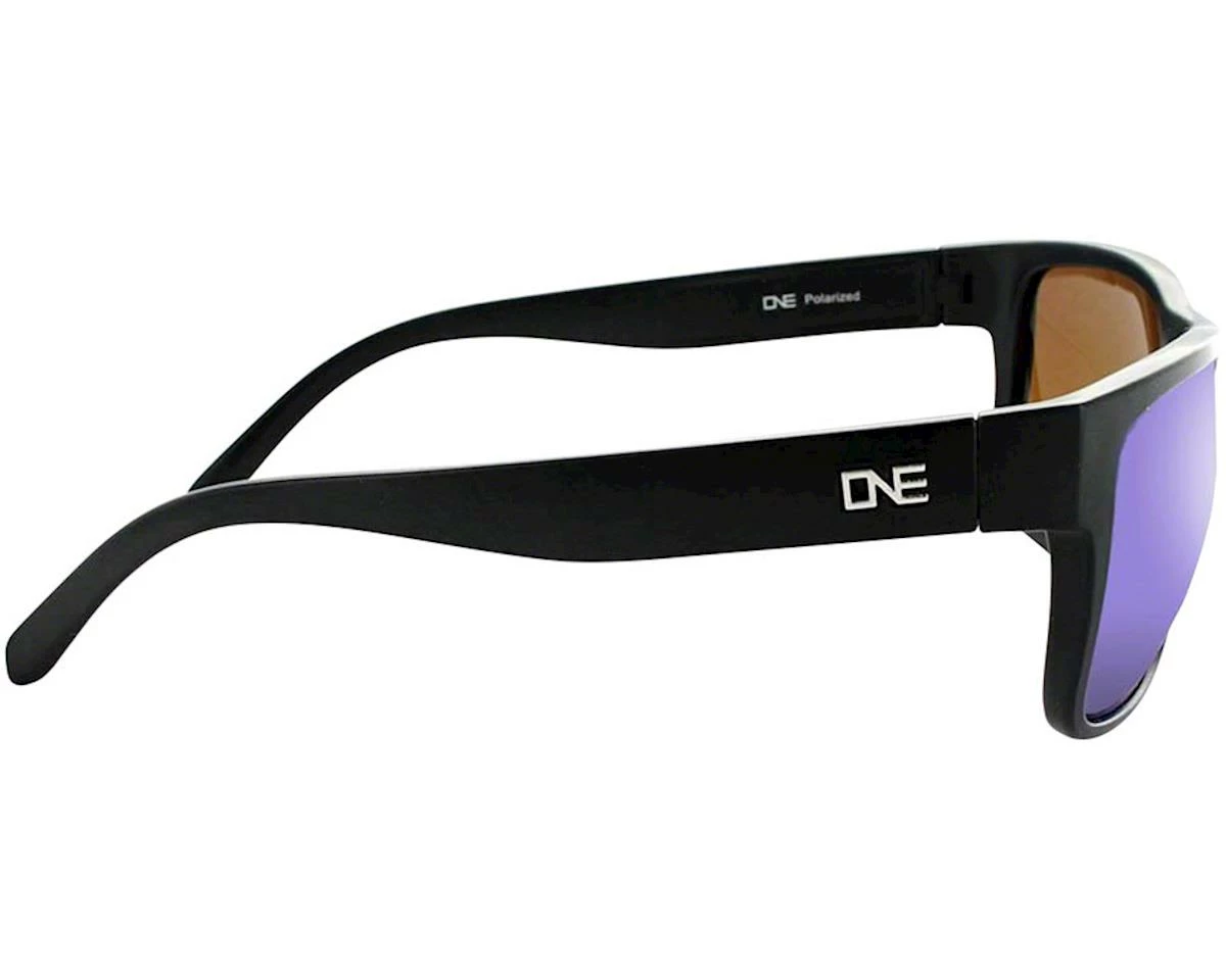 Cheapest 🔔 Optic Nerve ONE Kingfish 👓 Sunglasses (Matte Black) (Brown/Blue Mirror Lens) 😉 - Image 3