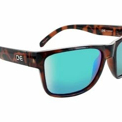 Promo 🔥 Optic Nerve ONE Kingfish Polarized 👓 Sunglasses (Shiny Dark Demi) (Polarized Smoke Green Mirror Lens) ❤️