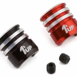 Buy 🥰 1UP Racing Heatsink Bullet Plug Grips (Black/Red) (Fits LowPro Bullet Plugs) 🎁