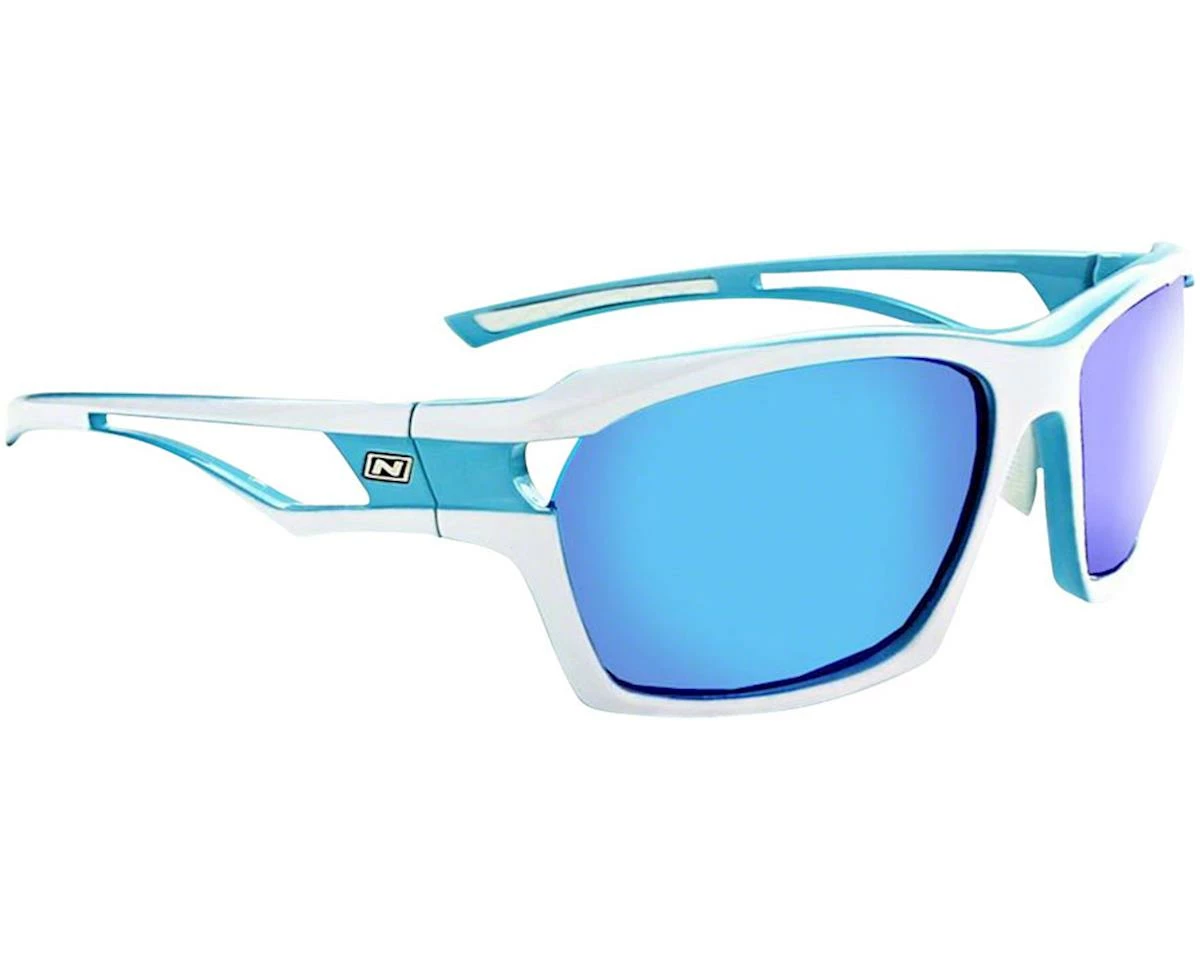 Best Sale 😍 Optic Nerve Cassette 👓 Sunglasses (Powder Blue/White) (Smoke Ice Blue Mirror) 😍