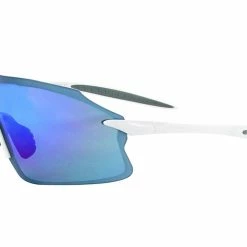 Brand new 🛒 Optic Nerve Fixie Pro 👓 Sunglasses (Shiny White) (Smoke Blue Mirror Lens) 👍