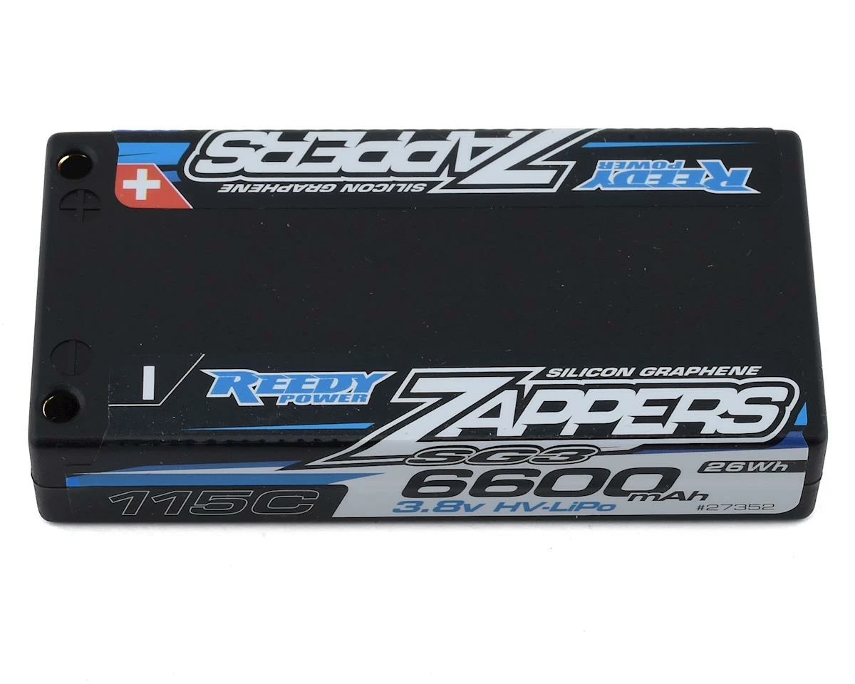 Cheapest ๐ Reedy Zappers HV SG3 1S 115C LiPo Battery (3.8V/6600mAh) w/4mm Bullets ๐