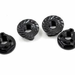 Flash Sale ✨ Avid RC Triad 4mm Light Weight Serrated Wheel Nut Set (4) (Black) 😀