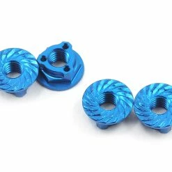 Hot Sale ๐ Avid RC Triad 4mm Light Weight Serrated Wheel Nut Set (4) (Blue) ๐คฉ