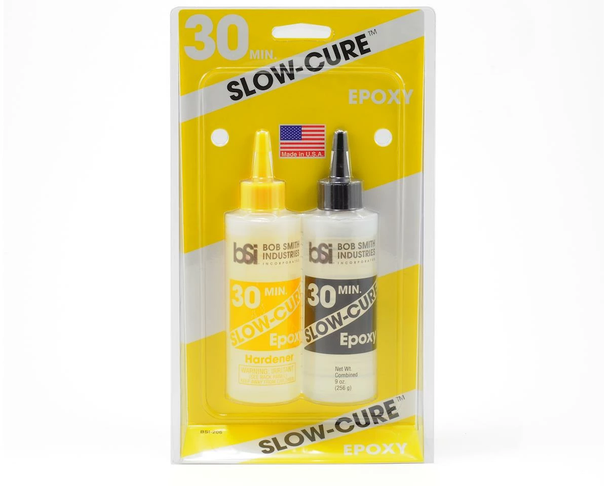 Promo 😉 Bob Smith Industries SLOW-CURE 30 Minute Epoxy (9oz) 🌟 - Image 2