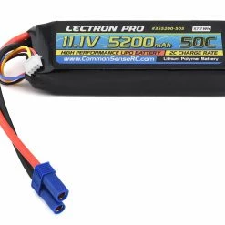 New 🤩 Common Sense RC Lectron Pro 3S 50C LiPo Battery w/EC5 (11.1V/5200mAh) 😀