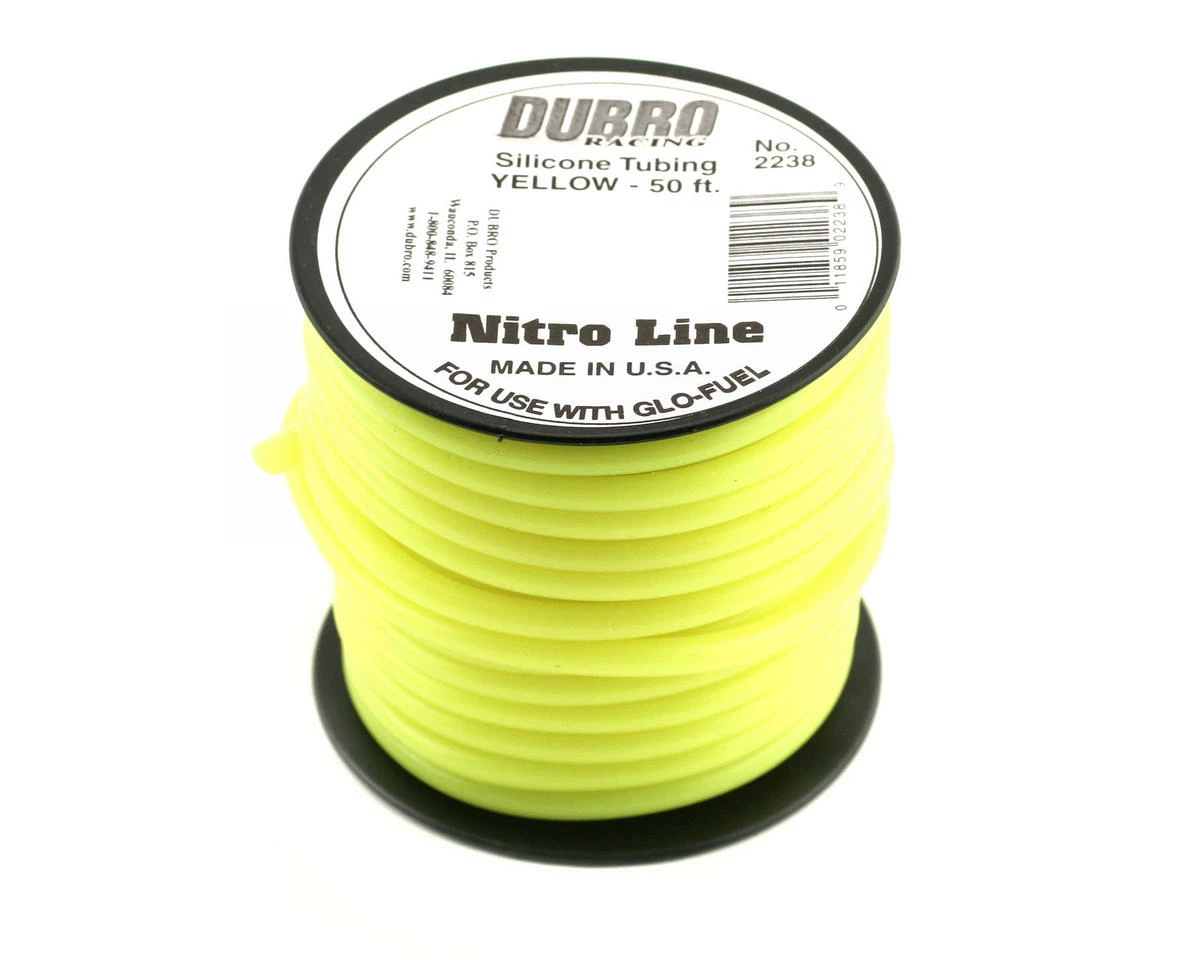 Wholesale 👍 DuBro "Nitro Line" Silicone Fuel Tubing (Yellow) (50') ❤️