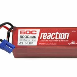 Discount ⭐ Dynamite Reaction 4S 50C Hard Case LiPo Battery w/EC5 (14.8V/5000mAh) 🧨