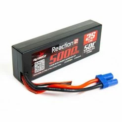 Wholesale 🛒 Dynamite Reaction 2.0 2S 50C Hardcase LiPo Battery w/EC5 (7.4V/5000mAh) 🔥