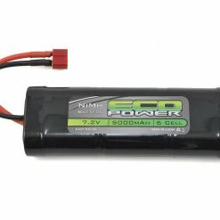Cheapest 🔔 EcoPower 6-Cell NiMH Stick Pack Battery w/T-Style Connector (7.2V/5000mAh) 💯