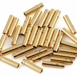 Wholesale ๐ฅ E-flite 4mm Female Gold Bullet Connector (30) ๐คฉ