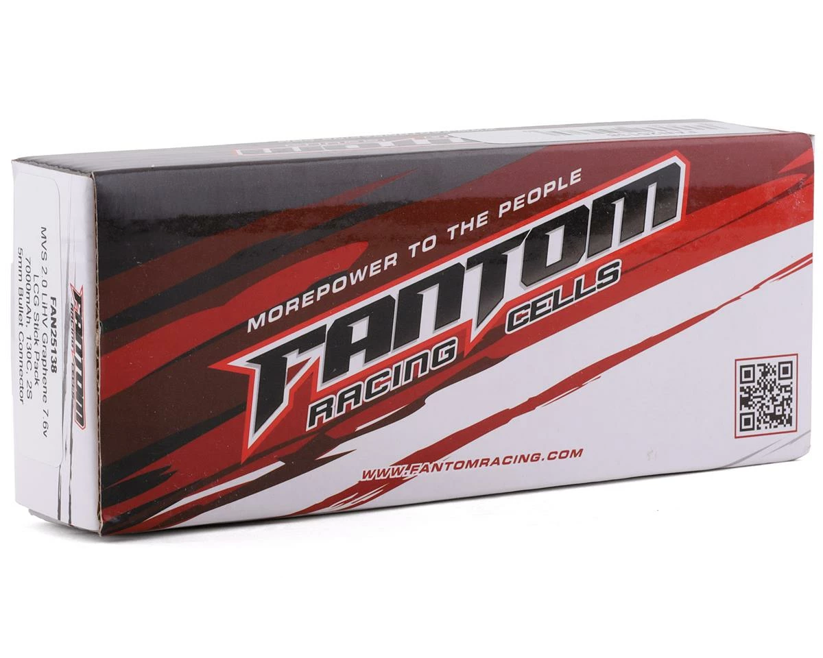 Hot Sale ✔️ Fantom Pro Series HV MVS 2.0 LCG 2S LiPo 130C Battery (7.6/7000mAh) w/5mm Bullets ⌛ - Image 3