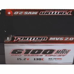 Outlet 💯 Fantom Pro Series HV MVS 2.0 LCG Shorty 4S LiPo 130C Battery (15.2/6100mAh) w/5mm Bullets 🤩