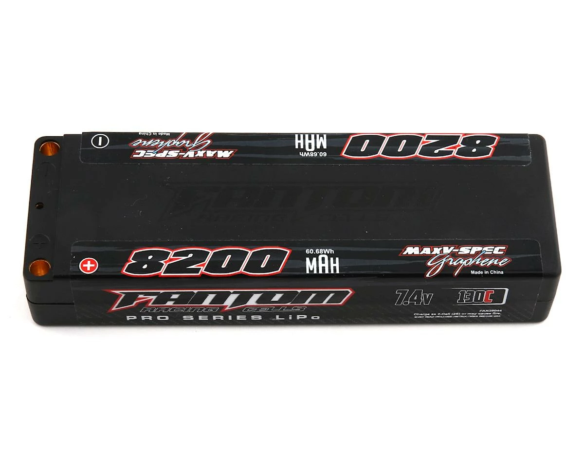 Best deal 😀 Fantom Pro Series MaxV-SPEC 2S LiPo 130C Battery (7.4V/8200mAh) w/5mm Bullets ⌛