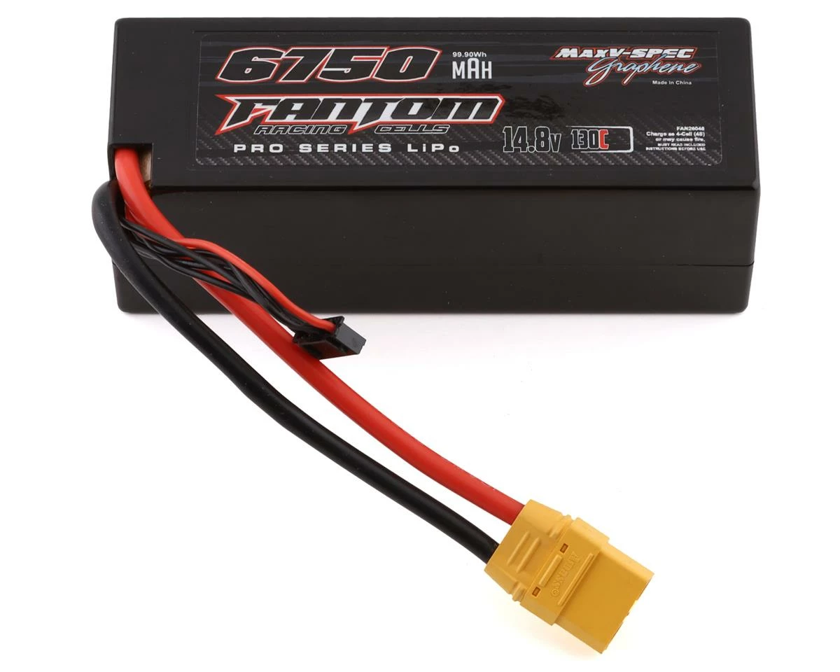 Budget 🎁 Fantom Pro Series 4S LiPo 130C Battery (14.8V/6750mAh) w/XT90 Connector 👍