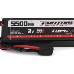 Top 10 👍 Fantom Competition Series 2S LiPo 100C Battery (7.4V/5500mAh) w/Traxxas Connector 🎉