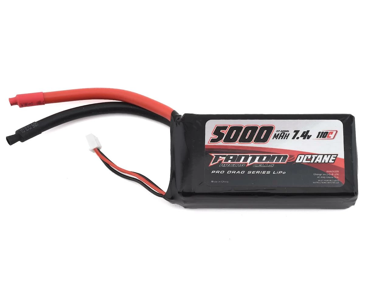 Flash Sale 🤩 Fantom OCTANE Pro Drag 2S LiPo 110C Battery (7.4V/5000mAh) ⌛