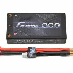 New 💯 Gens Ace 2s LiPo Battery Pack 60C w/4mm Bullets (7.4V/3500mAh) 🎁