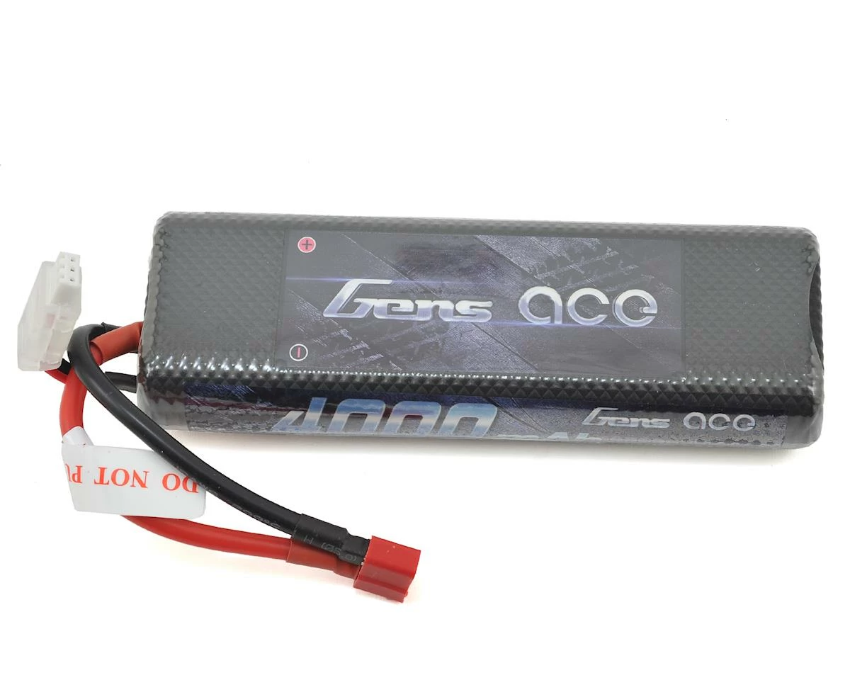 Buy ✨ Gens Ace 2s LiPo Battery Pack 45C w/Deans Connector (7.4V/4000mAh) 😀