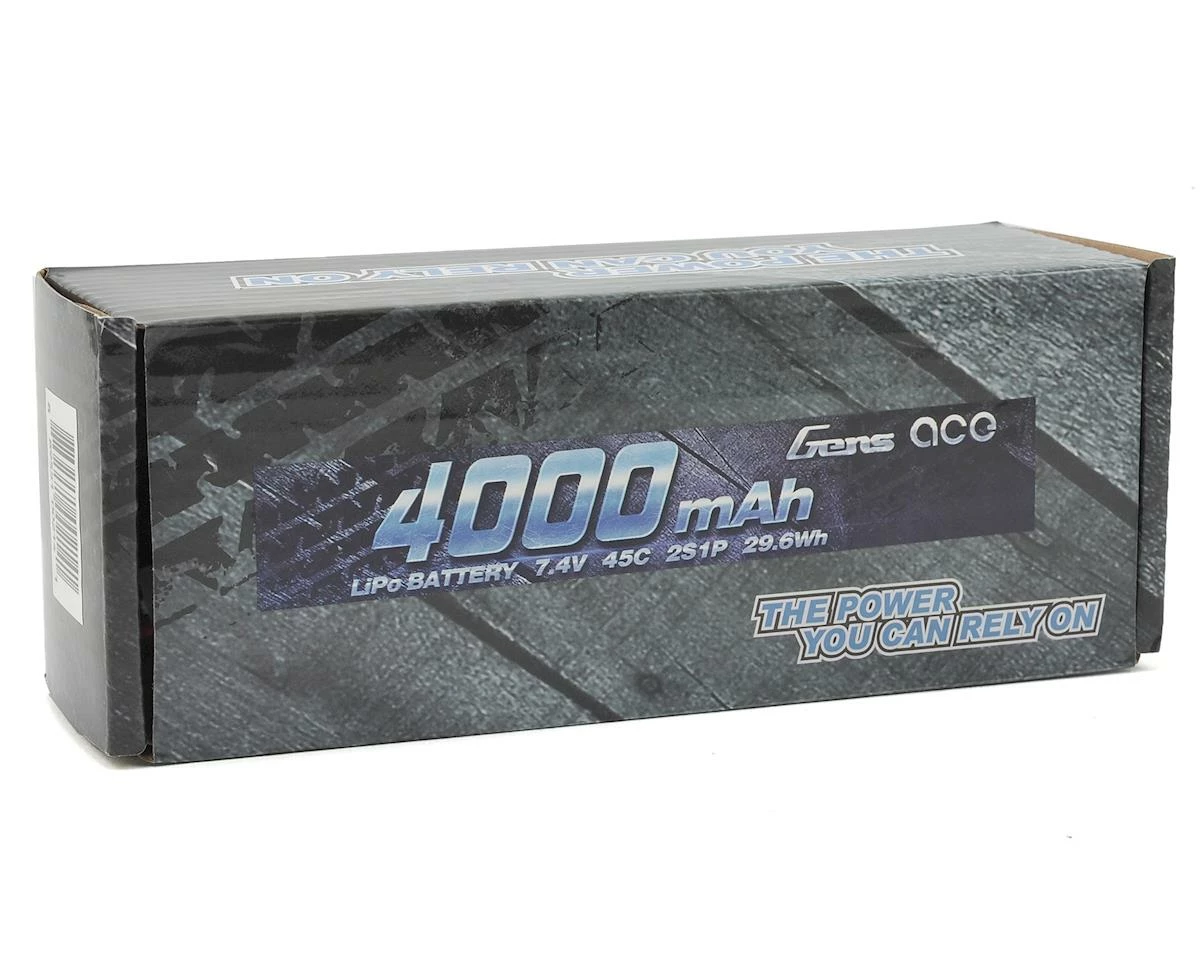 Buy ✨ Gens Ace 2s LiPo Battery Pack 45C w/Deans Connector (7.4V/4000mAh) 😀 - Image 2