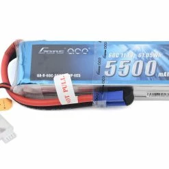 Buy ๐ฏ Gens Ace 3S 60C LiPo Battery Pack w/EC5 Connector (11.1V/5500mAh) ๐