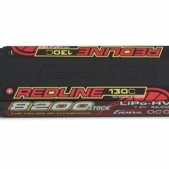 Best Pirce 🧨 Gens Ace Redline 2s LiHV LiPo Battery 130C w/5mm Bullets (7.6V/8200mAh) 💯