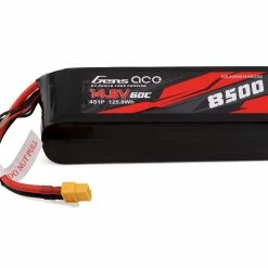 Best deal 💯 Gens Ace 4s LiPo Battery 60C (14.8V/8500mAh) w/XT-60 Connector 🧨