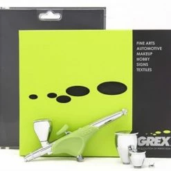 Deals ✔️ Grex Airbrush Genesis Ergonomic Dual Action Airbrush Top/Gravity Feed--Essential Set 🎁