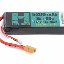 Outlet ⌛ Helios RC 3S 50C LiPo Battery w/XT90 Connector (11.1V/5200mAh) 🔥