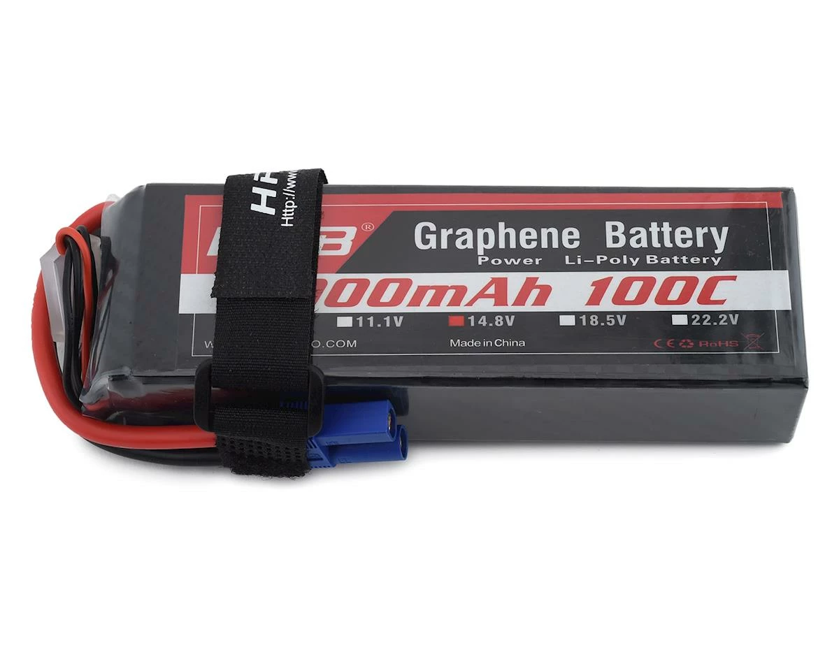 Wholesale ๐ HRB 4S 100C Graphene LiPo Battery (14.8V/5000mAh) w/EC-5 Connector โ