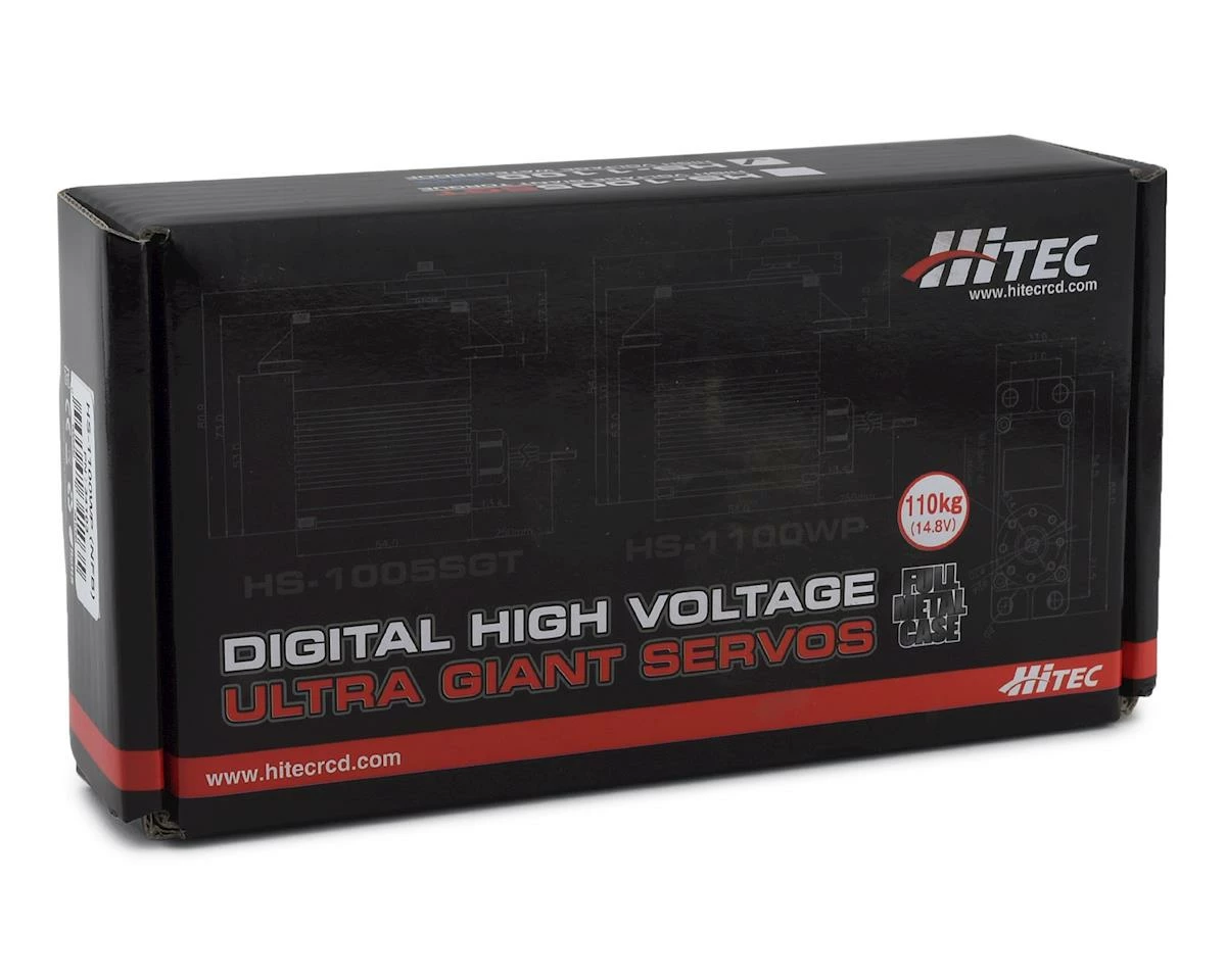 Outlet ๐งจ Hitec HS-1100WP Waterproof Ultra-Heavy Duty Full Metal Giant Scale Servo โ๏ธ - Image 3