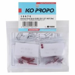 Coupon 💯 KO Propo EX-NEXT Aluminum Screw Set (Red) ⌛