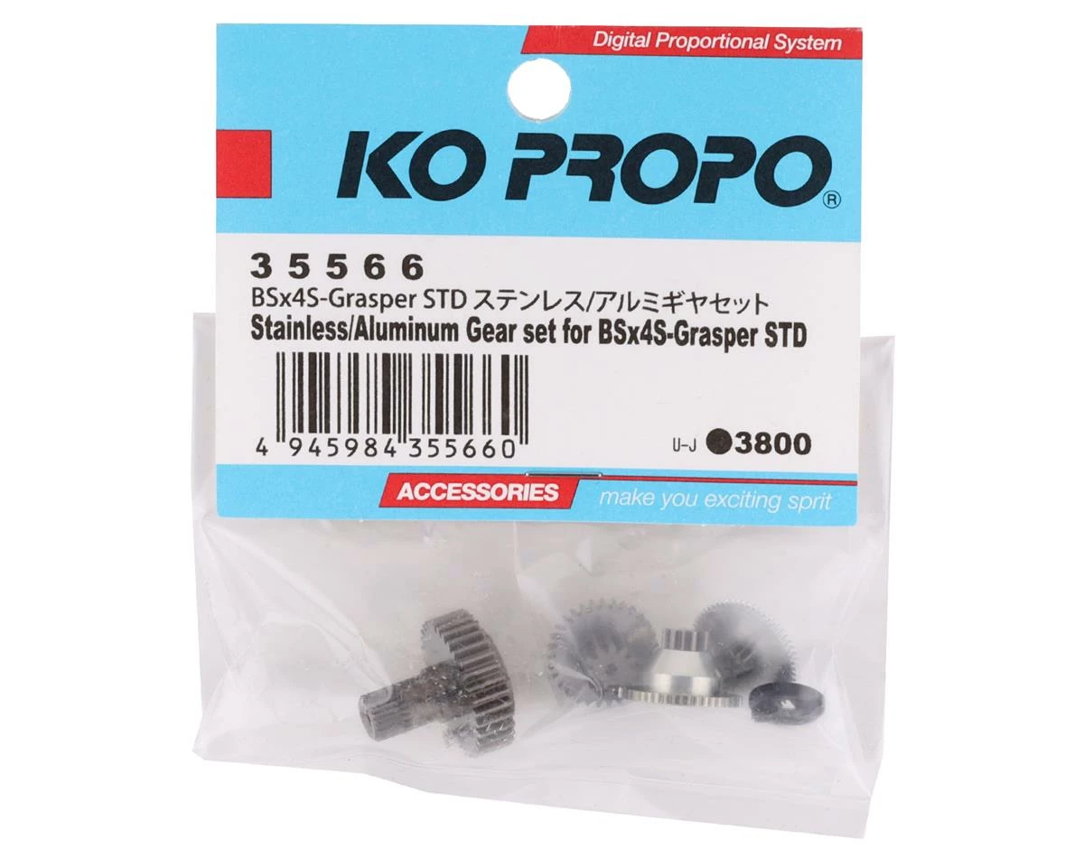 Promo ๐ KO Propo BSx4S-Grasper STD Aluminum Gear Set โ - Image 2