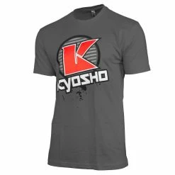 Cheapest 🔔 Kyosho "K Circle" Short Sleeve T-Shirt (Grey) (2XL) 😍