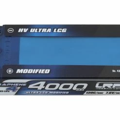 New ๐ LRP 2S 120C Mod-LCG Graphene-4 P5-HV LiPo Battery (7.6v/4000mAh) w/5mm Connectors ๐