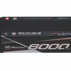 Hot Sale 😉 Maclan Graphene 4S Carbon 120C Race Formula LiPo Battery (15.2V/6000mAh) w/5mm Bullets 👏
