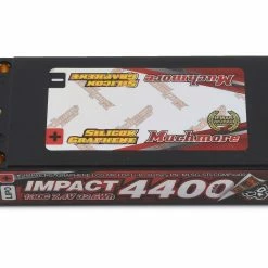 Brand new 🥰 Muchmore Impact 2S LCG Shorty LiPo Battery Pack w/4mm Bullets (7.4V/4400mAh) 🔔