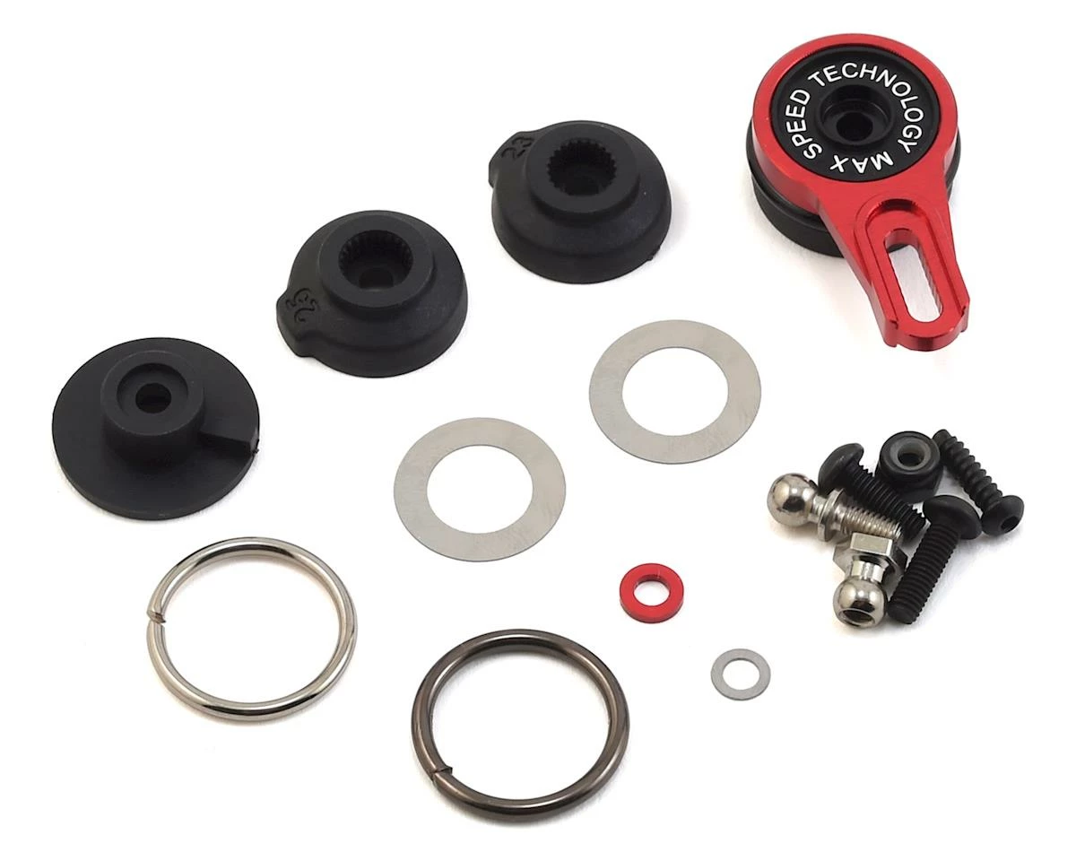 Wholesale ๐ MST Aluminum 8-Point Adjustable Servo Saver (Red) ๐งจ