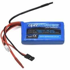 Best Pirce 💯 Optipower 2S 20C LiPo Receiver Battery (7.4V/1450mAh) ⭐