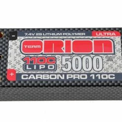 Brand new 🎉 Team Orion 2S Carbon Pro Ultra 110C LiPo Shorty Battery (7.4V/5000mAh) w/4mm Tubes 👏