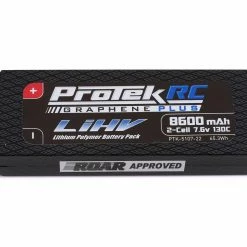 Brand new 🎁 ProTek RC 2S 130C Low IR Si-Graphene + HV LiPo Battery (7.6V/8600mAh) w/5mm Connectors (ROAR Approved) 🔥