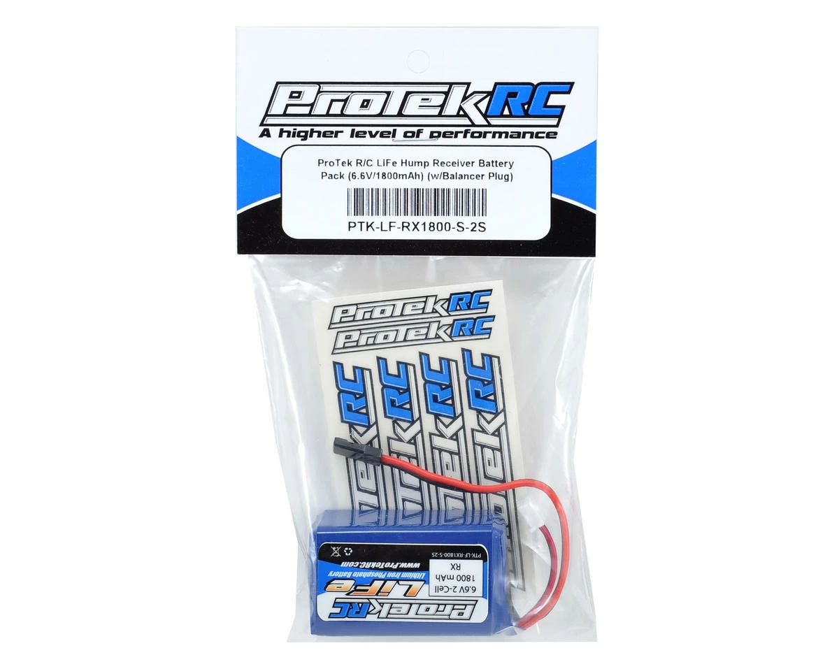 Top 10 ๐ ProTek RC LiFe Kyosho & Tekno Hump Receiver Battery Pack (6.6V/1800mAh) (w/Balancer Plug) โ - Image 2