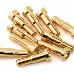 Outlet 🌟 Ruddog 4/5mm Dual Gold Male Bullet Plug (10) 💯