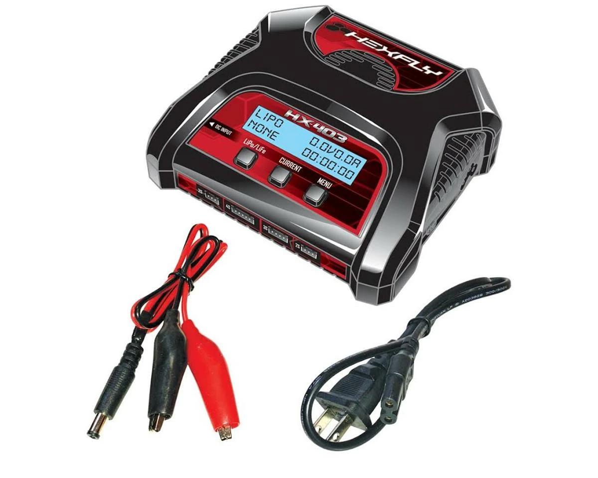 Cheapest ๐ฅฐ Redcat Hexfly HX-403 Dual Port AC/DC LiPo/LiFe Battery Charger ๐