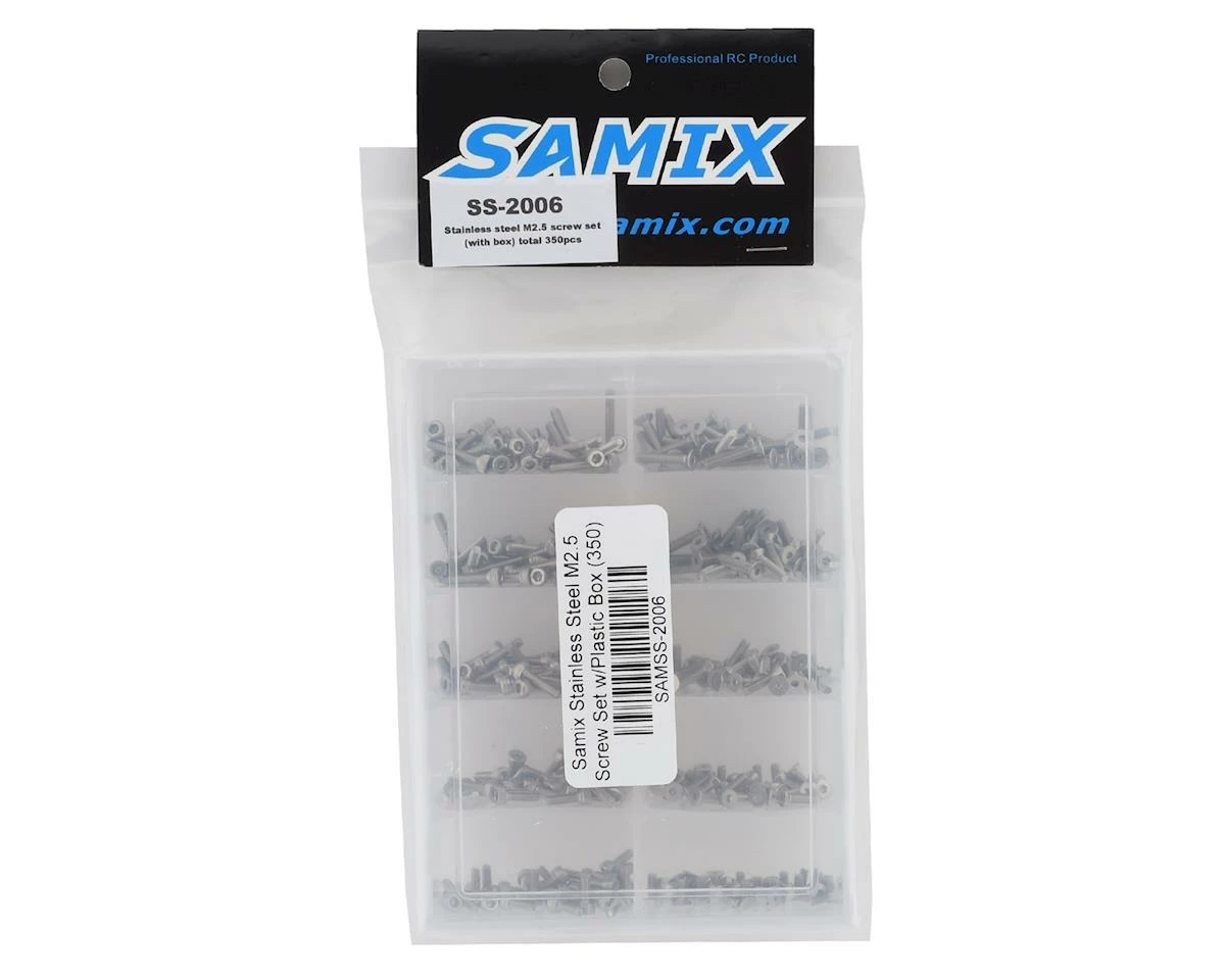 Cheap โญ Samix Stainless Steel M2.5 Screw Set w/Plastic Box (350) ๐ - Image 2