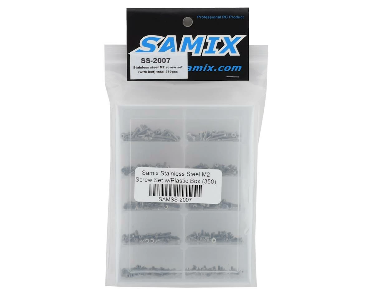 Deals โ๏ธ Samix Stainless Steel M2 Screw Set w/Plastic Box (350) ๐ - Image 2