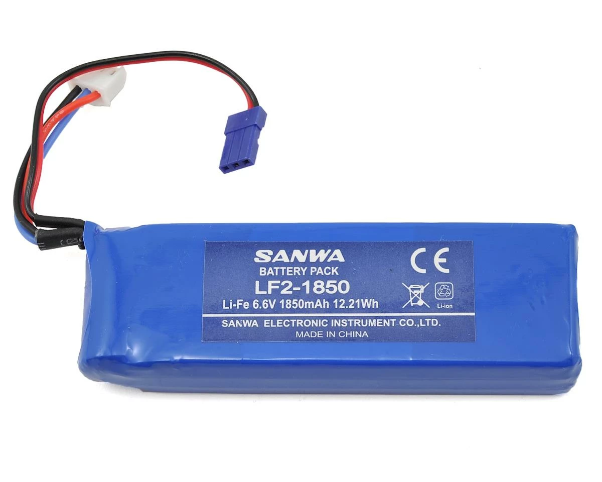 Flash Sale 🔔 Sanwa/Airtronics LF2-1850 2S LiFe Transmitter Battery (6.6V/1850mAh) (MT4, M12) 🔔