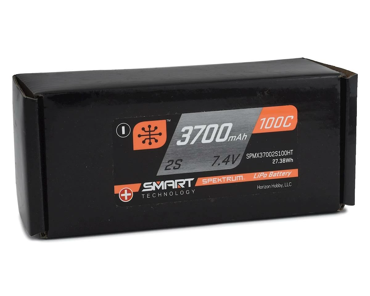 Best reviews of 🎉 Spektrum RC 2S 100C Smart LiPo Shorty Pack Battery w/5mm Tubes (7.4V/3700mAh) ❤️ - Image 2