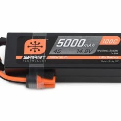 Brand new 💯 Spektrum RC 4S Smart LiPo Hard Case 100C Battery Pack w/IC5 Connector (14.8V/5000mAh) 🌟